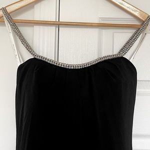 Jewel straps Black Dress